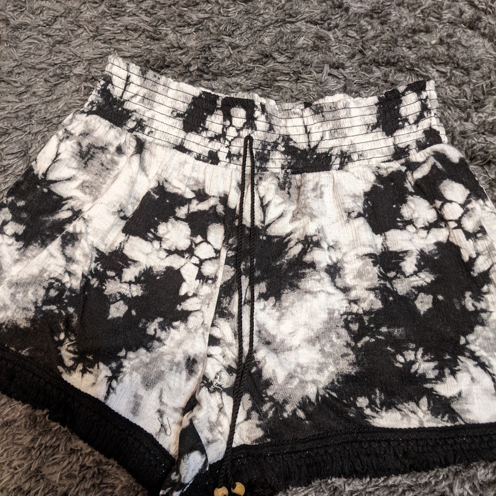 Tie dye shorts